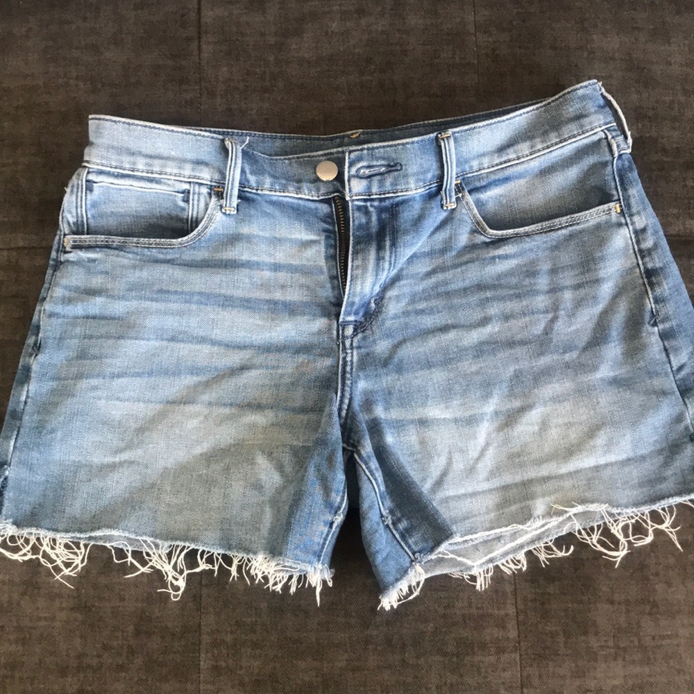 Abercrombie and Fitch cut off jean shorts